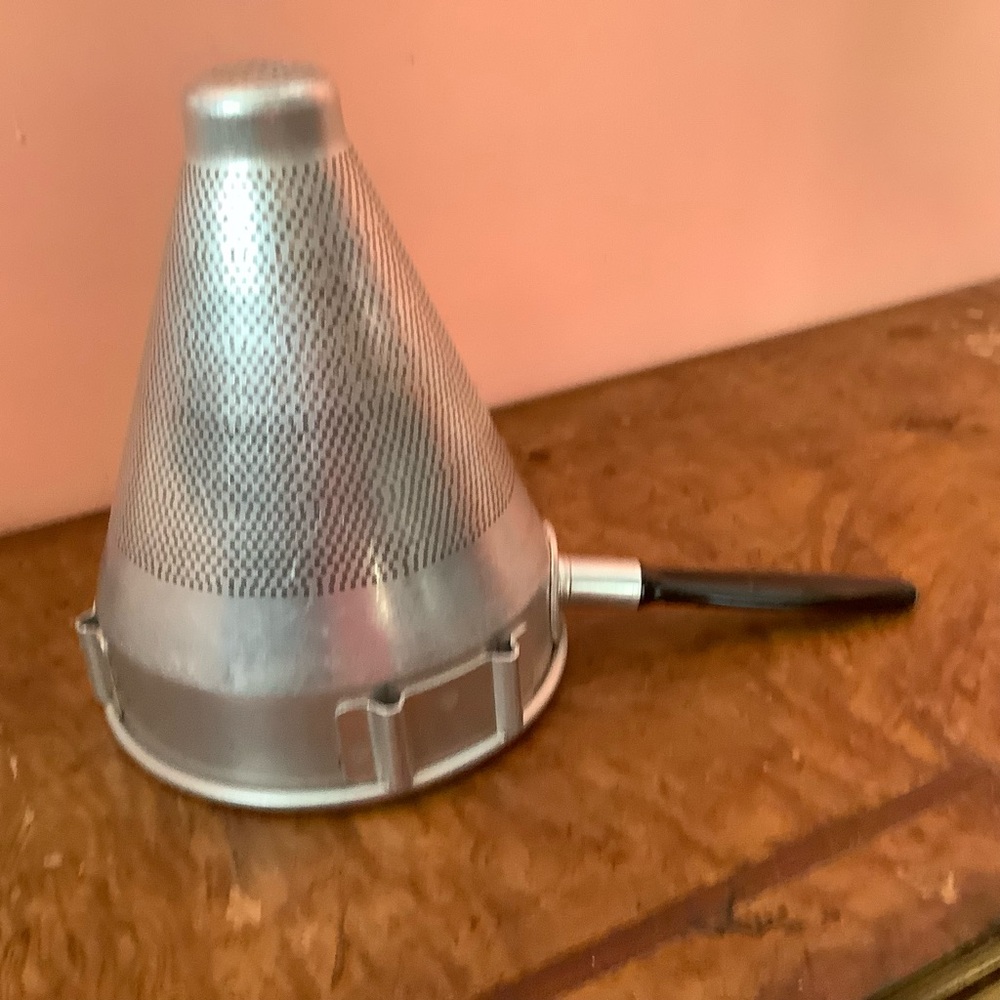 Vintage West Bend Co. Aluminum Cone Colander Ricer Strainer Sieve Replacement